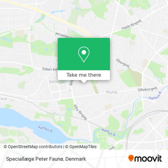 Speciallæge Peter Faunø map