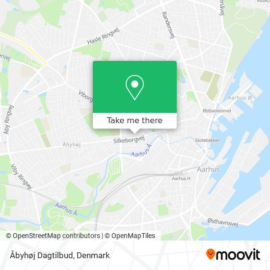 Åbyhøj Dagtilbud map
