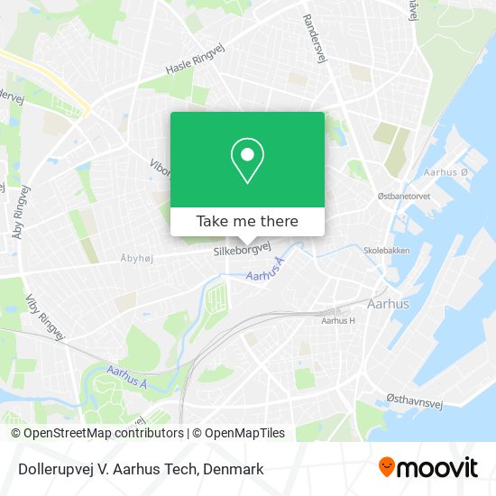 Dollerupvej V. Aarhus Tech map