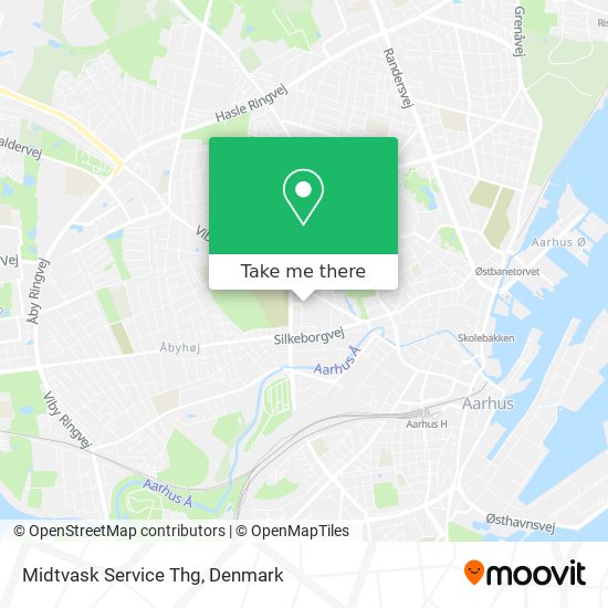 Midtvask Service Thg map
