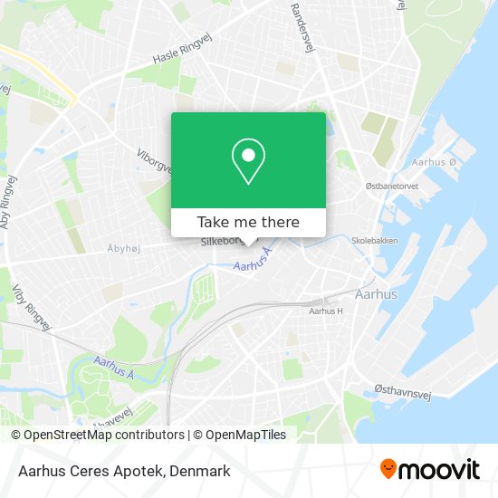 Aarhus Ceres Apotek map