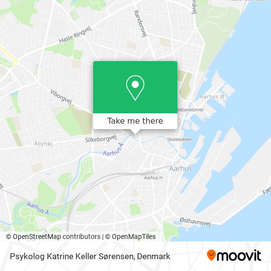 Psykolog Katrine Keller Sørensen map