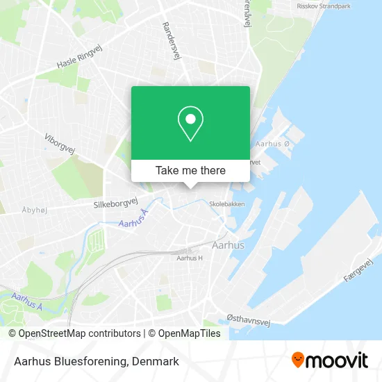 Aarhus Bluesforening map