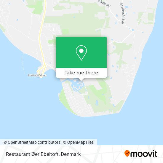 Restaurant Øer Ebeltoft map