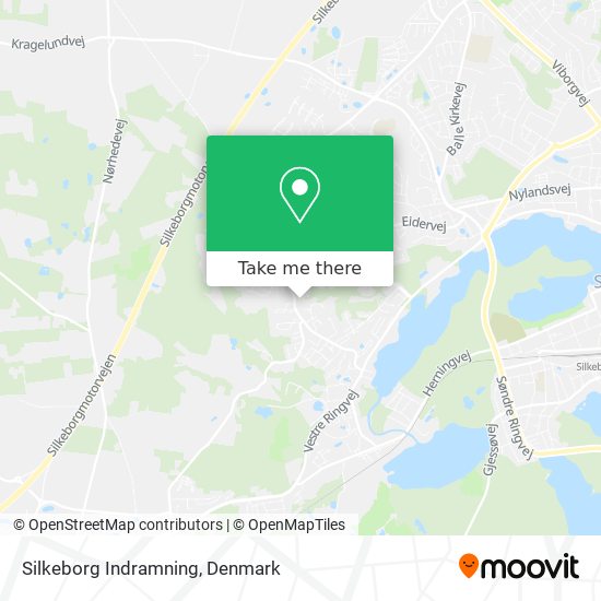 Silkeborg Indramning map