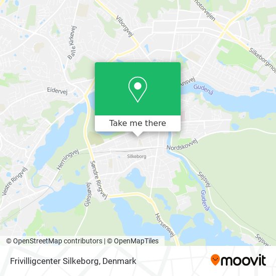Frivilligcenter Silkeborg map