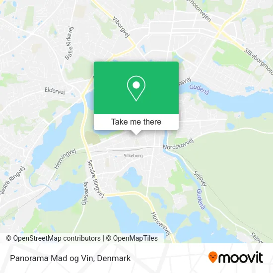 Panorama Mad og Vin map