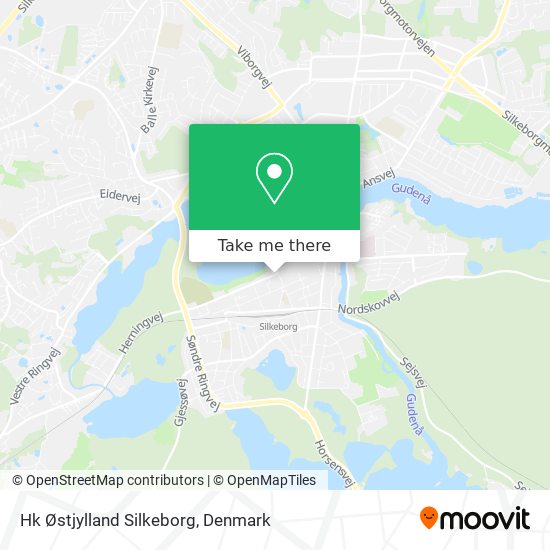 Hk Østjylland Silkeborg map