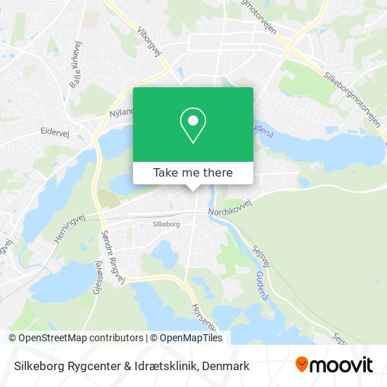 Silkeborg Rygcenter & Idrætsklinik map