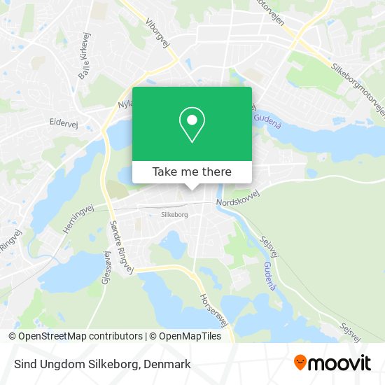 Sind Ungdom Silkeborg map