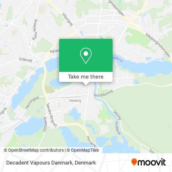 Decadent Vapours Danmark map