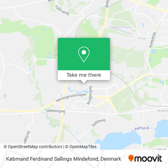 Købmand Ferdinand Sallings Mindefond map