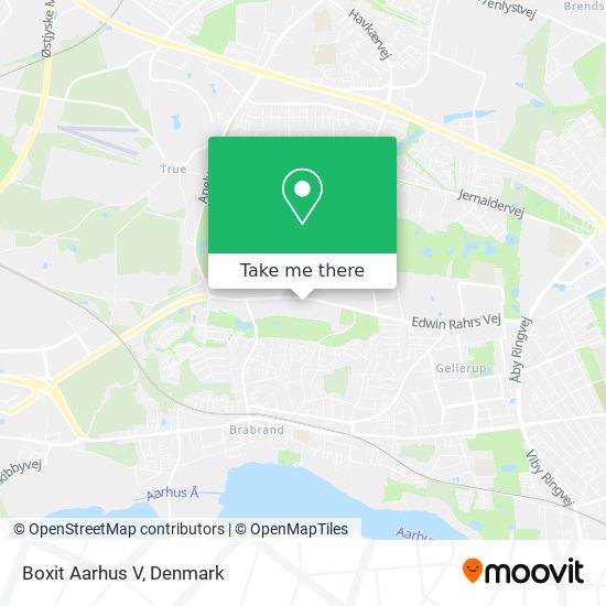 Boxit Aarhus V map