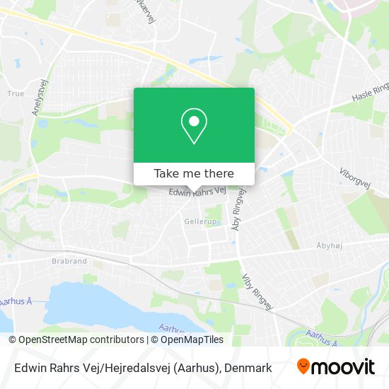 Edwin Rahrs Vej / Hejredalsvej (Aarhus) map