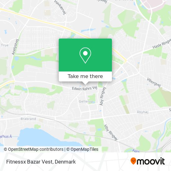 Fitnessx Bazar Vest map