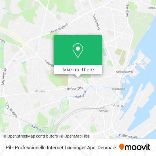Pil - Professionelle Internet Løsninger Aps map