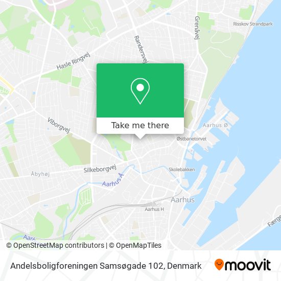 Andelsboligforeningen Samsøgade 102 map