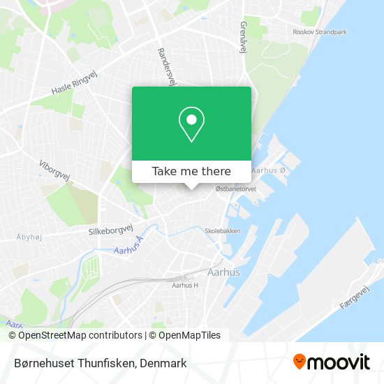 Børnehuset Thunfisken map