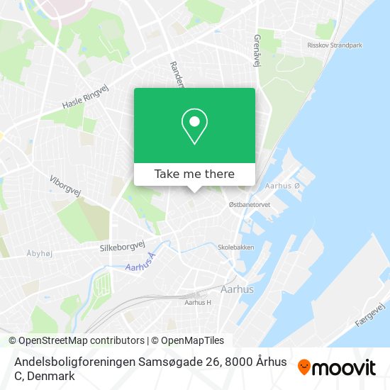Andelsboligforeningen Samsøgade 26, 8000 Århus C map