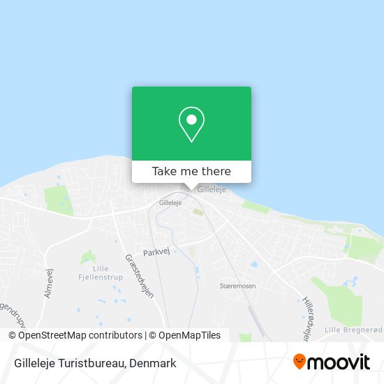 Gilleleje Turistbureau map