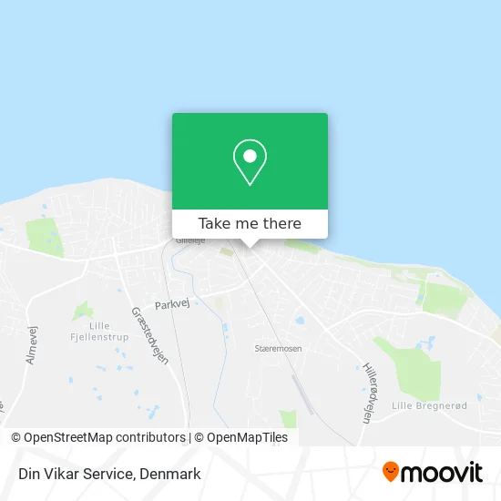 Din Vikar Service map