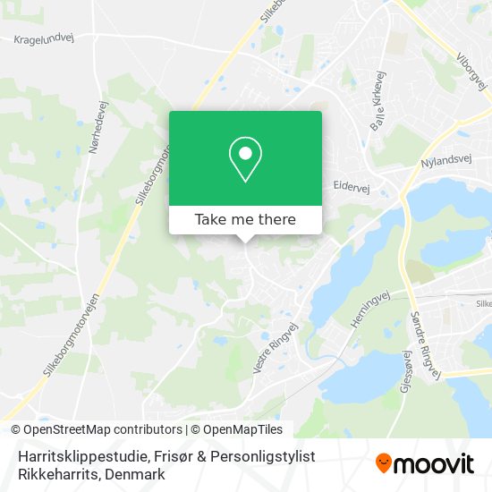 Harritsklippestudie, Frisør & Personligstylist Rikkeharrits map