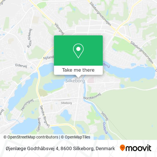 Øjenlæge Godthåbsvej 4, 8600 Silkeborg map