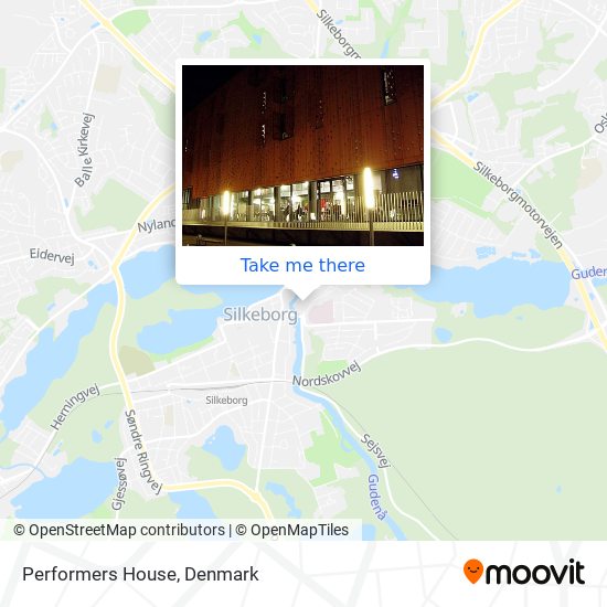 Performers House map