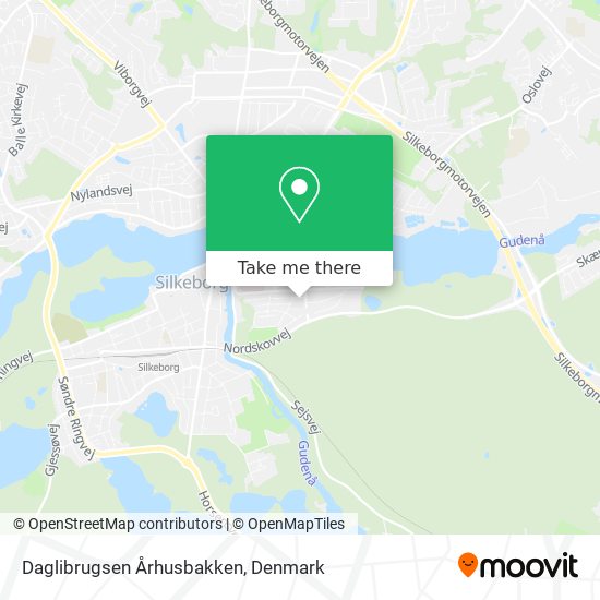 Daglibrugsen Århusbakken map