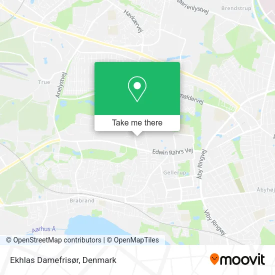 Ekhlas Damefrisør map