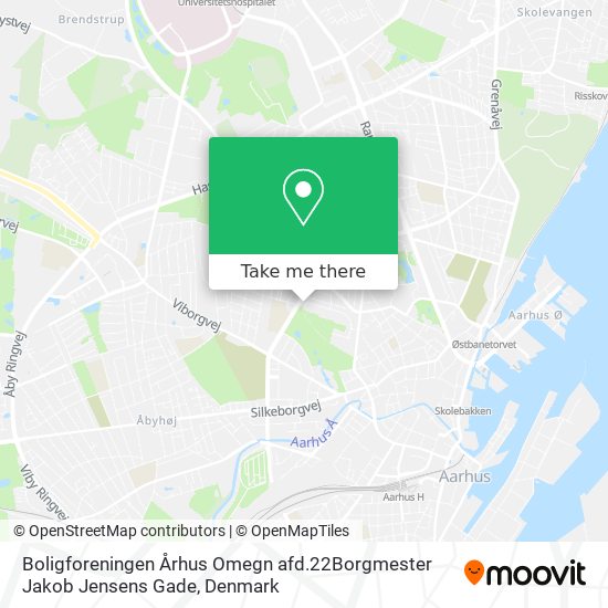 Boligforeningen Århus Omegn afd.22Borgmester Jakob Jensens Gade map