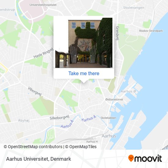 Aarhus Universitet map