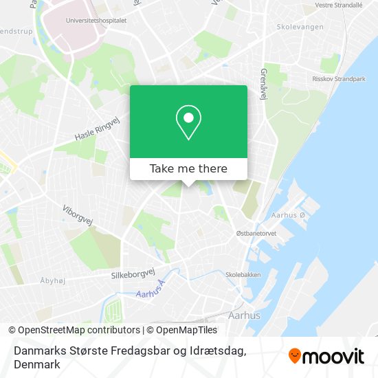 Danmarks Største Fredagsbar og Idrætsdag map