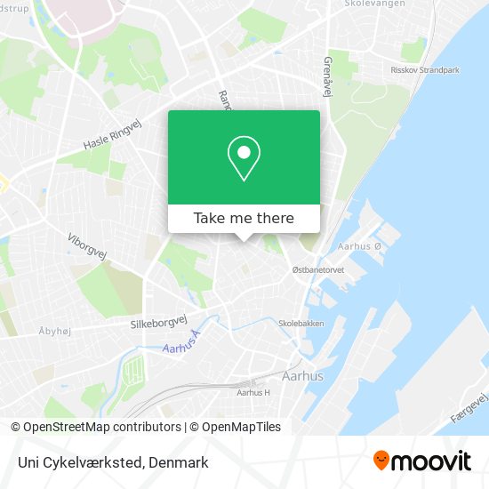 Uni Cykelværksted map