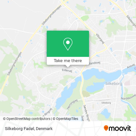 Silkeborg Fadøl map