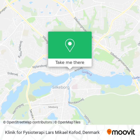 Klinik for Fysioterapi Lars Mikael Kofod map