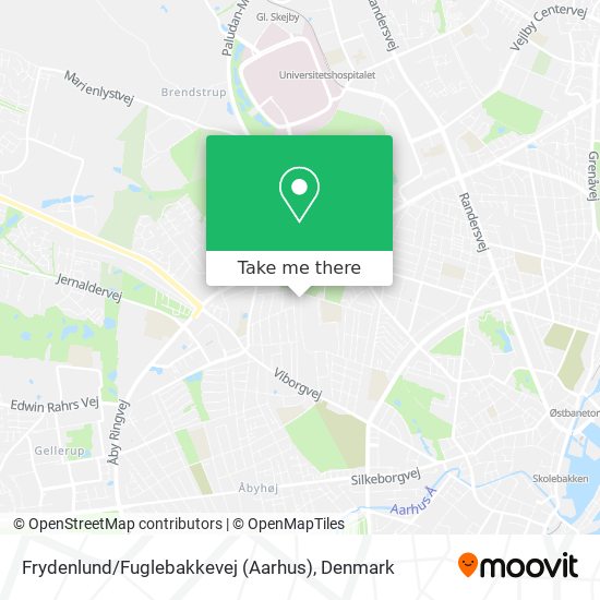 Frydenlund / Fuglebakkevej (Aarhus) map