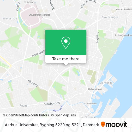 Aarhus Universitet, Bygning 5220 og 5221 map