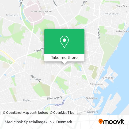 Medicinsk Speciallægeklinik map