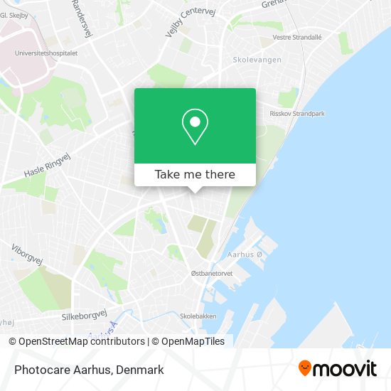 Photocare Aarhus map