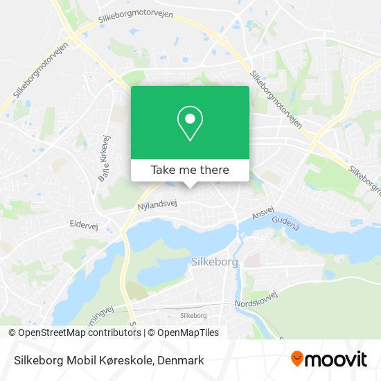 Silkeborg Mobil Køreskole map