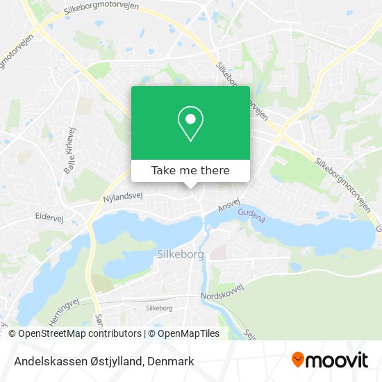 Andelskassen Østjylland map