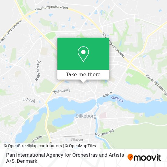 Pan International Agency for Orchestras and Artists A / S map
