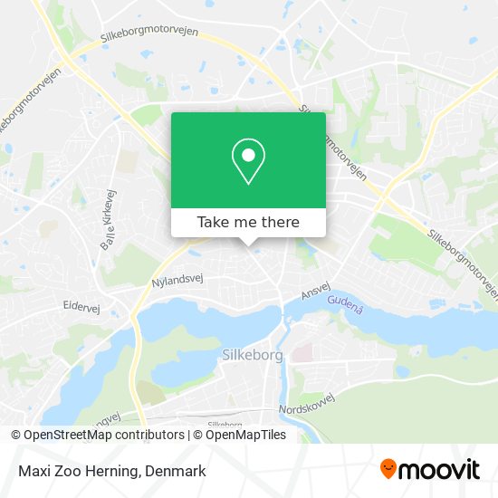 Maxi Zoo Herning map