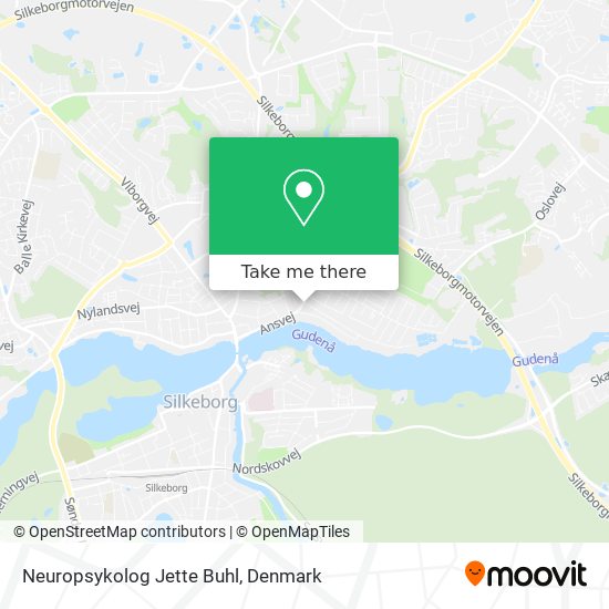 Neuropsykolog Jette Buhl map