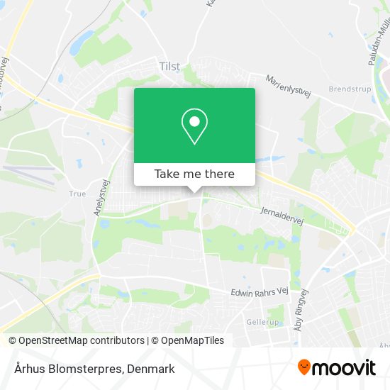 Århus Blomsterpres map