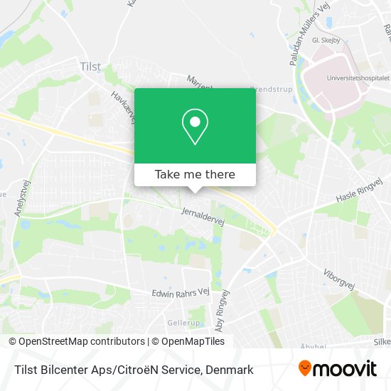 Tilst Bilcenter Aps / CitroëN Service map