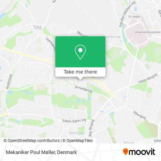 Mekaniker Poul Møller map
