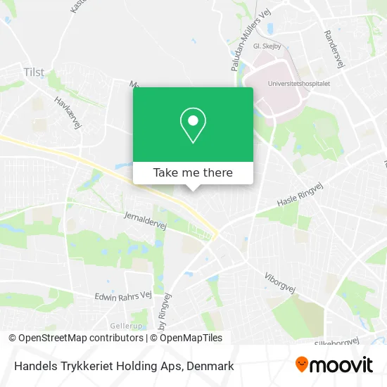 Handels Trykkeriet Holding Aps map