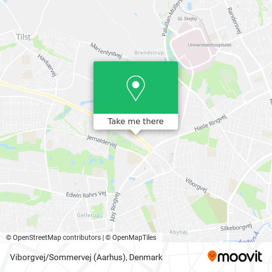 Viborgvej/Sommervej (Aarhus) map